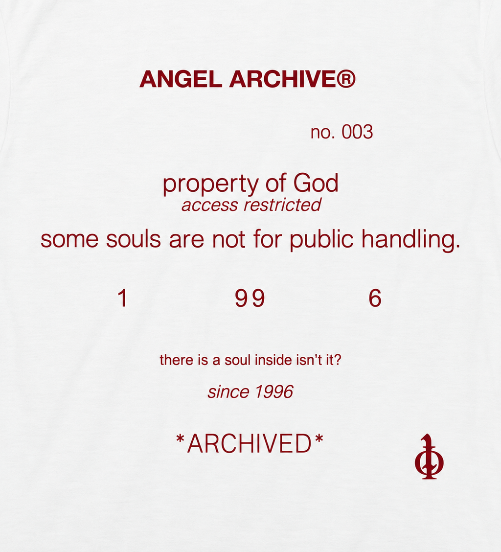 T SHIRT "DON'T TOUCH MY SOUL WITH DIRTY HANDS" Unisexe