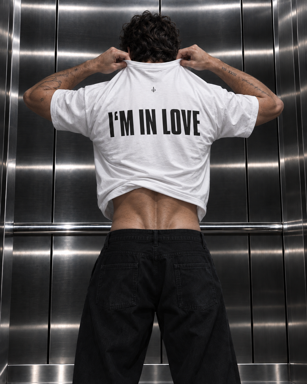 I HATE LOVE / I’M IN LOVE Tee - Reversible Romantic Graphic T-Shirt